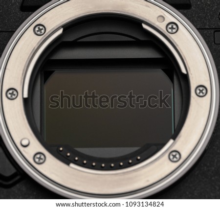 modern mirrorless camera sensor