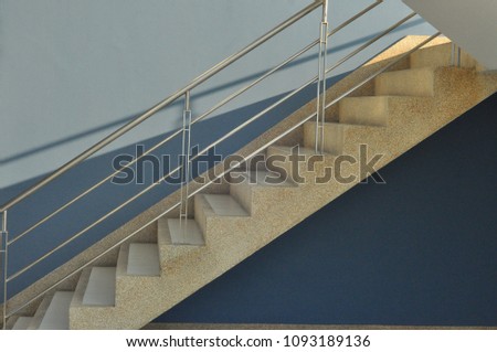 The staircase is made by cement.way to upstair