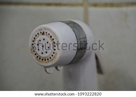 Dirty mildew, bathroom Royalty-Free Stock Photo #1093222820