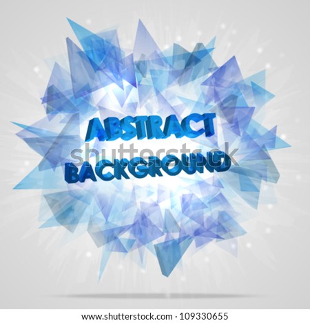 Abstract  explosion background. Vector illustration.