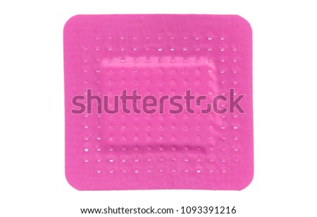 Pink color Strip of ADHESIVE BANDAGE PLASTER - Medical Equipment