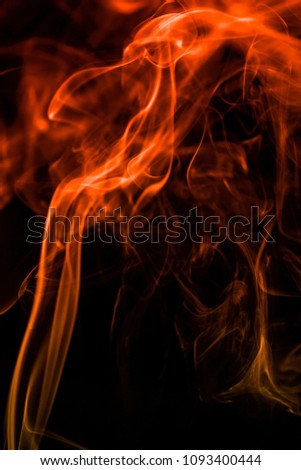 colorful smoke on dark background
