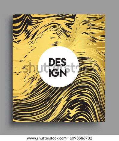 Abstract geometric line pattern background gold color for cover design and business brochure, Applicable for placards, brochures, posters, covers and banners. Vector Design.