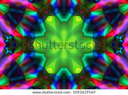 psychedelic background. Abstract decorative vintage texture. Bright flower. Illustration for design. Background image. PSYCHEDELIC ART