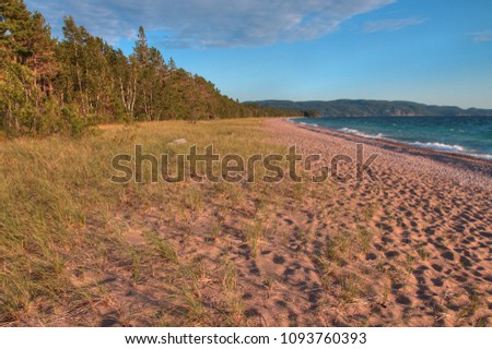 Lake Superior Provincial Park is on the Shore of the Lake in Northern Ontario, Canada