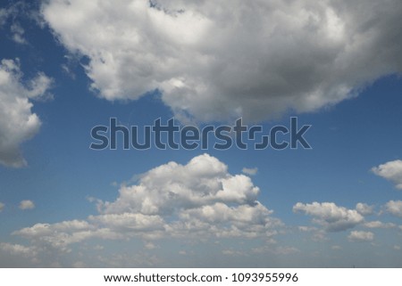 blue sky clouds