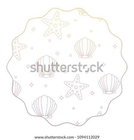 seashell pattern design