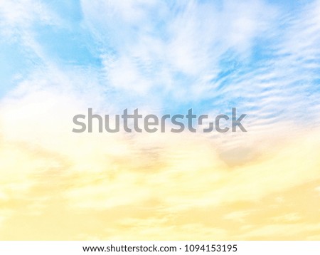 A sky in pastel tone