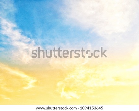 A sky in pastel tone
