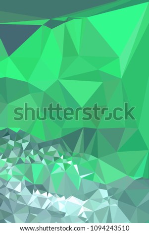 Low poly mosaic vertical background. Template design, list, front page, brochure layout, banner, idea, cover, print, flyer, book, blank, card, ad, sign, sheet. Copy space. Vector clip art.