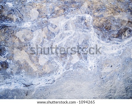 Stock macro photo of the texture of discolored metal.  Useful for layer masks and abstract backgrounds.