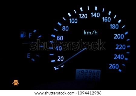 Car Digital Dashboard Speedometer