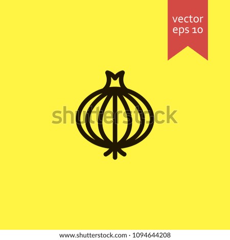 onion. onion icon. sign design. Vector EPS 10.