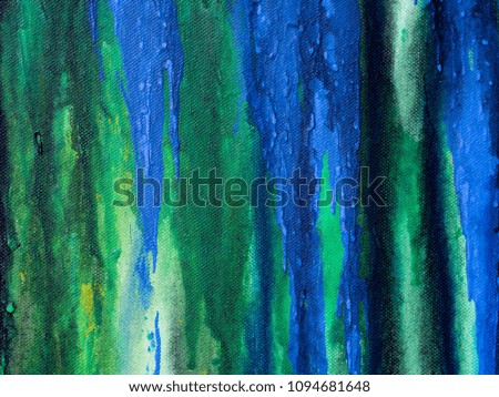 Acrylic color painting by hand made, Colorful contemporary art on canvas, Abstract background texture