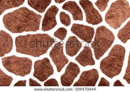 Giraffe skin print