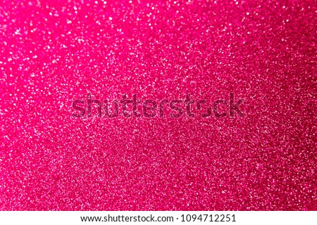 Blurred blaze pink glitter Christmas texture backdrop. 
Red purple abstract photo of bokeh lights.
Hot Plastic Pink color trends 2019.