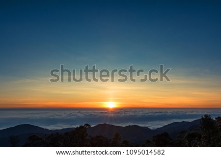 Beautiful Sunrise in the Highlands 
