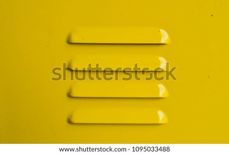 flat iconic bicolor symbol, yellow colors background.