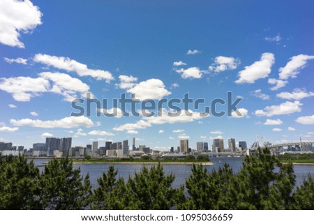 tokyo bay area in early summer