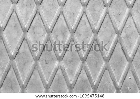 Metal background with structure with symmetric form