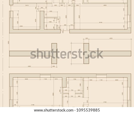 Vector illustration of seamless texture in plan view