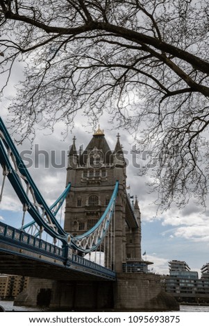 Iconic bridge on the river - London - england