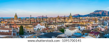 Aerial view of Palermo, Sicily, Italy
 Royalty-Free Stock Photo #1095700145