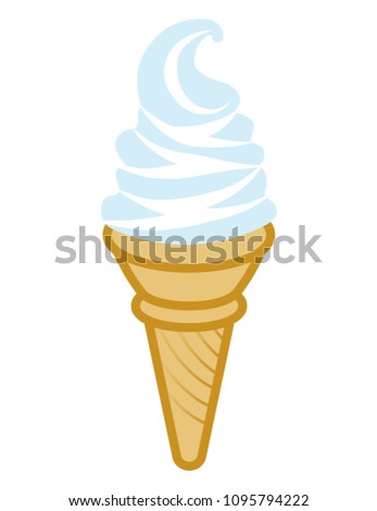 Soft serve ice cream icon