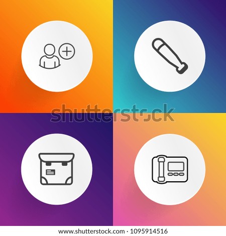 Modern, simple vector icon set on gradient backgrounds with waiting, technology, passenger, people, woman, communication, digital, manager, team, business, wood, avatar, mobile, game, network icons