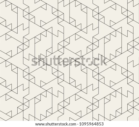 Abstract geometric pattern with crossing thin strate lines and geometric shapes. Seamless linear rapport. Stylish fractal texture. Vector pattern to fill the background, laser engraving and cutting.