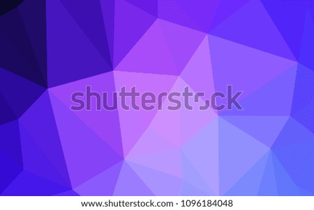 Light Pink, Blue vector abstract mosaic backdrop. Colorful illustration in abstract style with triangles. Polygonal design for your web site.