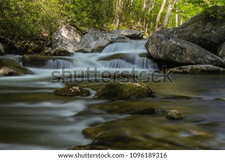 Cascade On The Little River in the Great Smoky Mountains