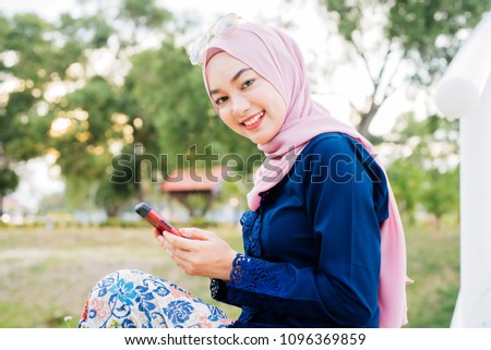 woman using a phone