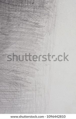 abstract art background. sketching concept. closeup sketch line drawing on a white paper with a pencil