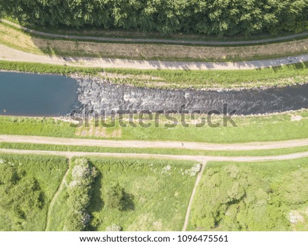 Aerial Drone River