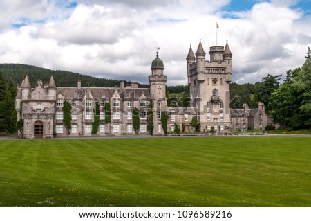 Balmoral Castle in Scotland - the queen's summer residence