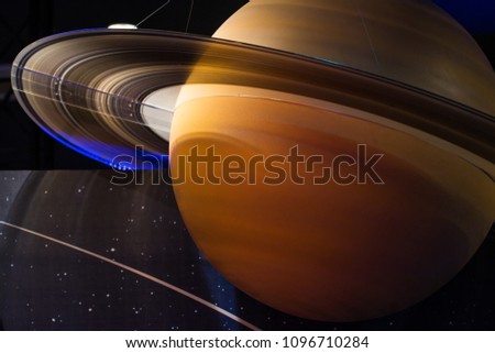 Planetary model in the solar system
