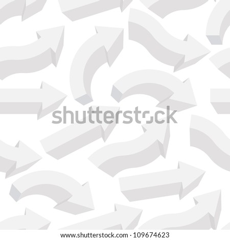 Seamless background with different arrows. Vector illustration