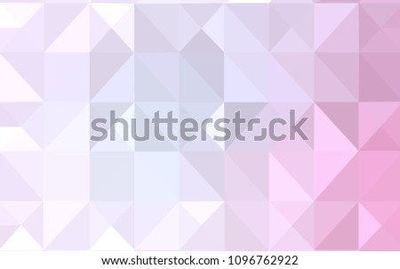 Light Pink vector texture with gradient triangles. Shining colorful illustration with triangles. A new texture for your web site.