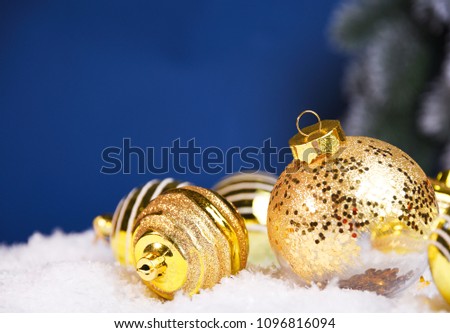 Christmas and New Year Holiday background. Holidays  ornaments