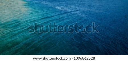 Water in the sea ocean blue waves calm rest comfort outdoor nature aqua background view sunny tropical day