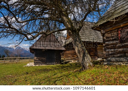 Old Log Cabin At A Meadow Images And Stock Photos Page 4