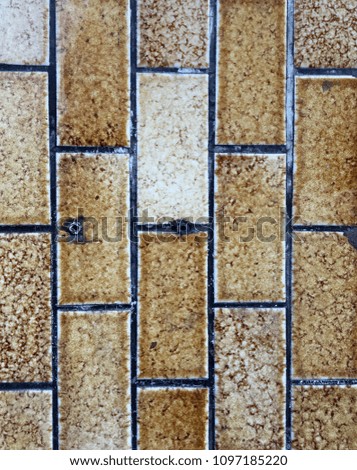 Beautiful old ceramic tile texture,pattern and background,retro style
