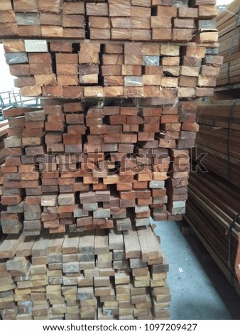 Lumber for construction