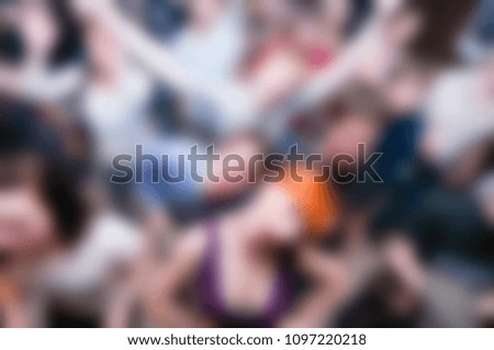 Musical band performance theme creative abstract blur background with bokeh effect