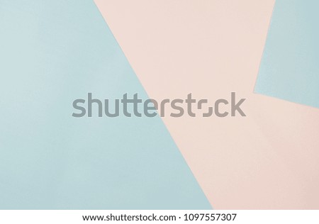 Abstract pastel pale blue pink color paper .Creative colorful pastel paper background.