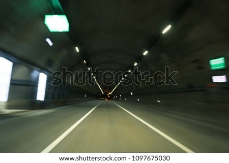 tunnel on road