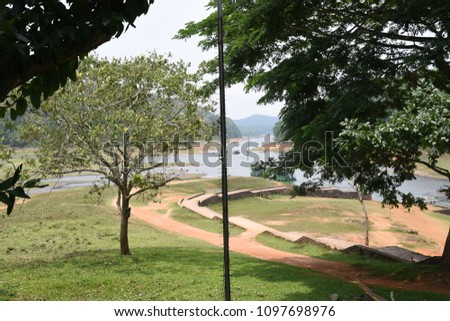 Periyar Lake and forest,Thekkady,  Kerala