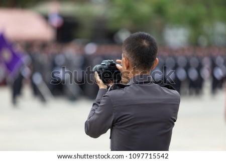 photographer taking a picture