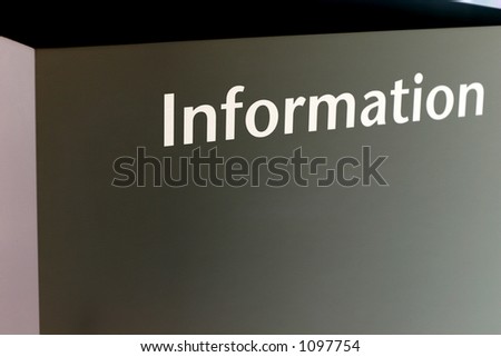 Information Sign - Inverted